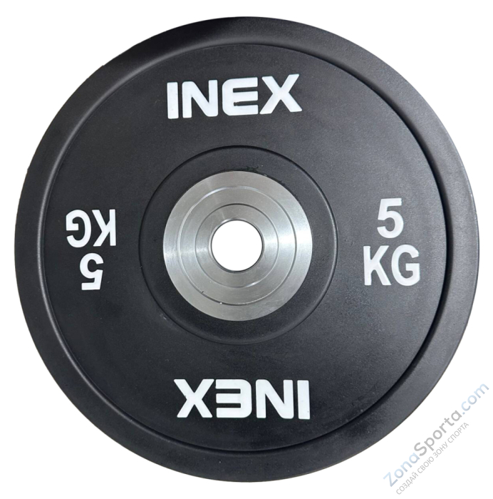 Олимпийский диск в уретане INEX PU Bumper Plate 5 кг