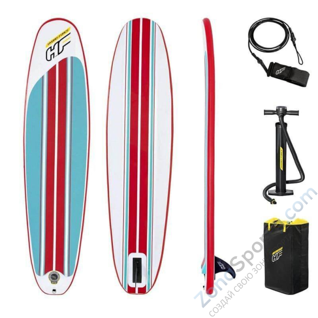 Сап доска для сёрфинга Bestway Hydro Force Compact surf 8' 2021