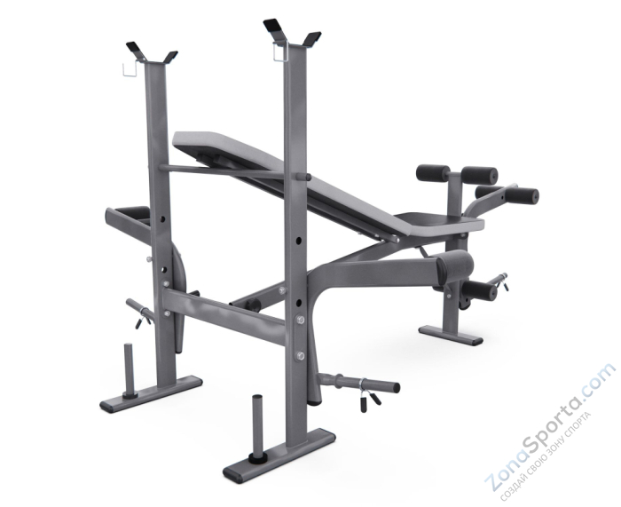 Скамья со стойками под штангу DFC D703 PRO