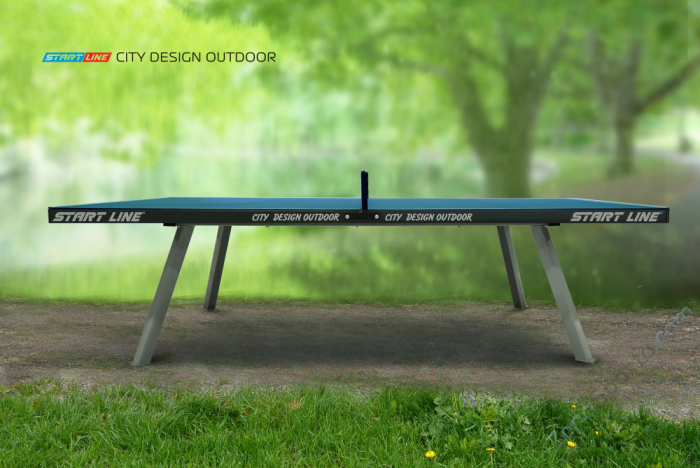 Стол теннисный Start Line City Design Всепогодный Синий