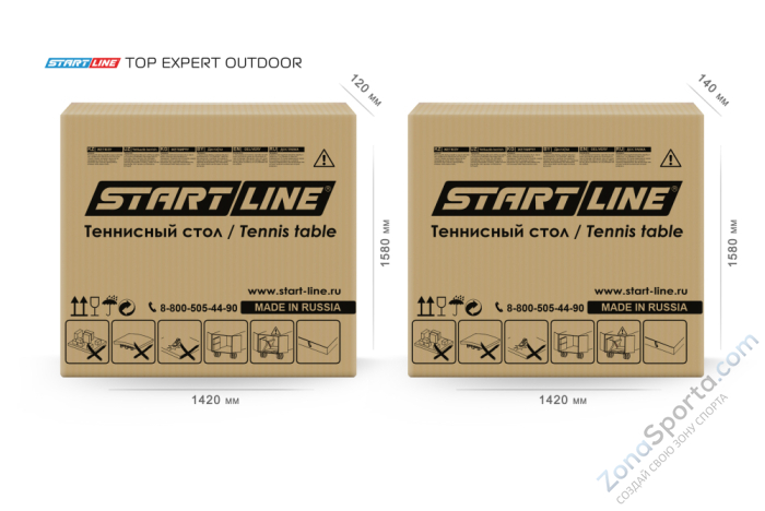 Стол теннисный Start Line Top Expert 6 Всепогодный Black