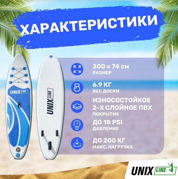 Sup-борд Unix Line Big Wave (300 cm)