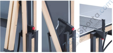 Теннисный стол Cornilleau 850 Wood ITTF 25 мм синий