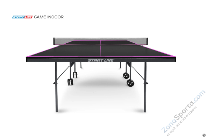 Теннисный стол Start Line Game Indoor с сеткой Black