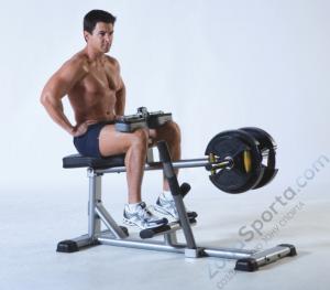 Тренажер для проработки икроножных мышц сидя Tuff Stuff RCB-355