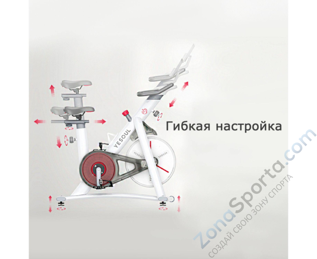 Велотренажер Yesoul BS3-W Pro