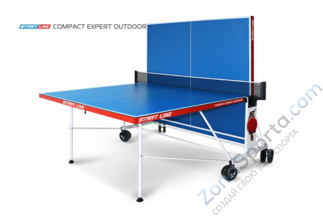 Всепогодный теннисный стол Start Line Compact Expert Outdoor 4 blue