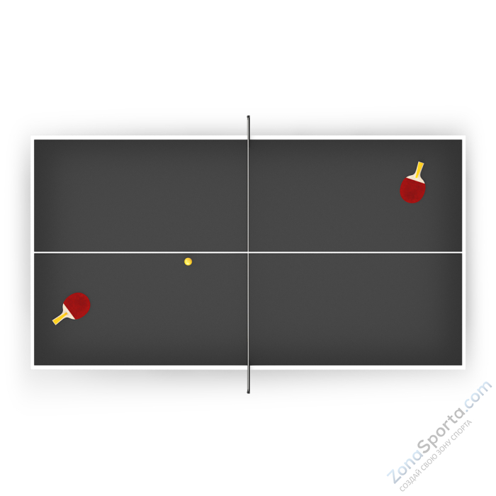 Всепогодный теннисный стол Unix Line Extra Outdoor 6 mm ACP (Black)