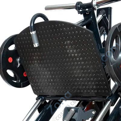 Жим ногами под углом 45 на свободных весах Realleader FM-1024D