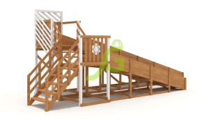 Зимняя горка IgraGrad Snow Fox скат 8 и 5 м мод.3