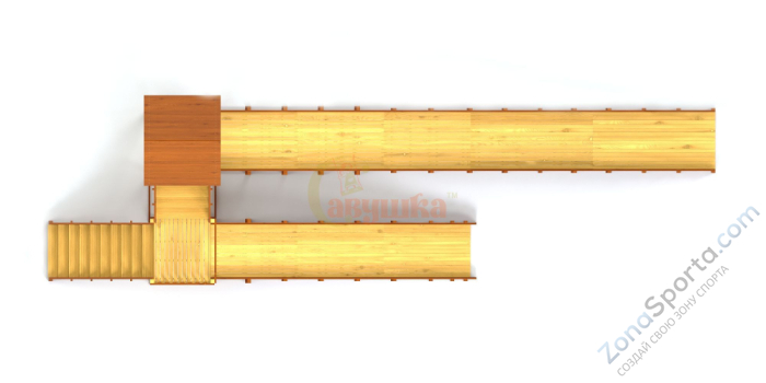 Зимняя горка Савушка Зима 9/2