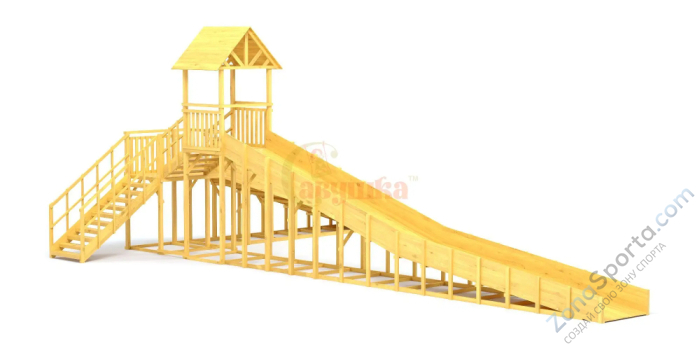Зимняя горка Савушка Зима Wood 10