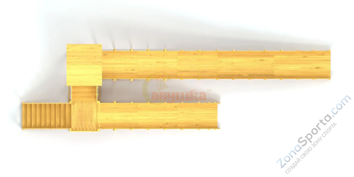 Зимняя горка Савушка Зима Wood 9/2